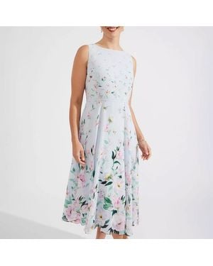 Hobbs Carly Dress - Blue