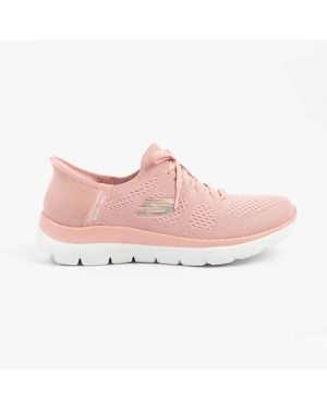 Skechers 150263/Ros Summits-New Daily Low Top Trainers - Pink