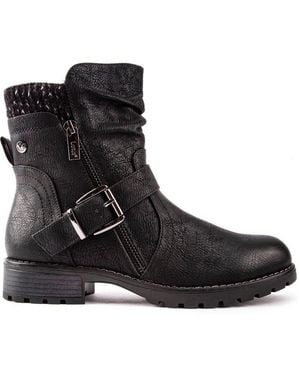 Lotus Jemma Biker Boots - Black