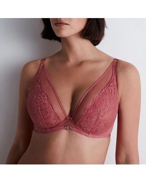 Aubade Feeling Myself Underwire Triangle Bra - Red