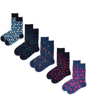 Jemsox Fox & Flowers - Blue