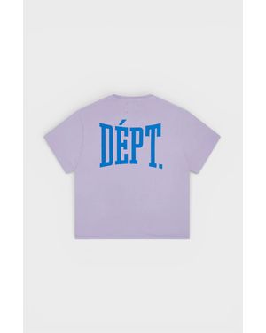 GALLERY DEPT. Dept Gym Logo Tee Lilac - Blue