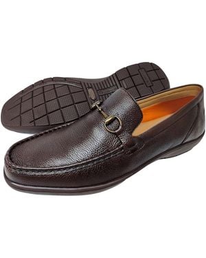 LB Comfort Flexi Leather Shoes - Brown