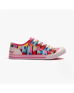 Rocket Dog Jazzin Trainers - Red