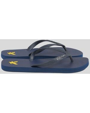 Lyle & Scott Flip Flop - Blue