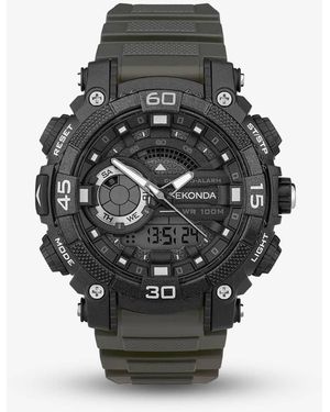 Sekonda Malvern Dark Rubber Digital Watch 30168 - Black