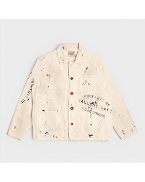 GALLERY DEPT. Ep Jacket All-Over Paint-Splatter Jacket - Natural
