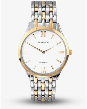 Sekonda Classic Two Colour Watch 3449 - Metallic