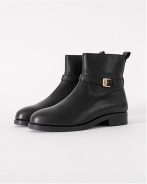 Tommy Hilfiger Flat Boots - Black