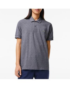 Lacoste Dark 2 Button Placket Polo Shirt - Grey