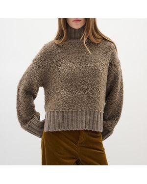 Inwear Light Wool Blend Guo Highneck Jumper - Brown