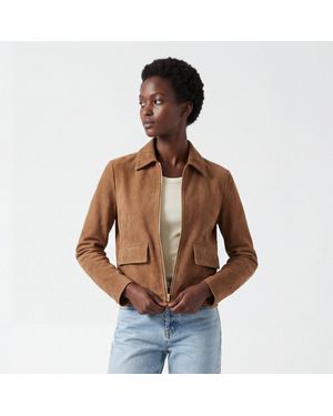 Weston Suede Jacket - Brown