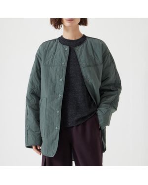 Hush Khaki/ Anya Reversible Quilted Liner - Grey