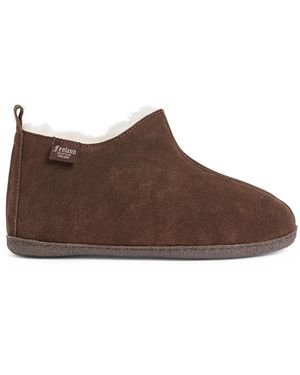 Fenland Sheepskin Booty Chocolate - Brown