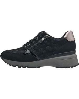 Tamaris Fashion Lace-Up Zipped Trainers Trainers - Black