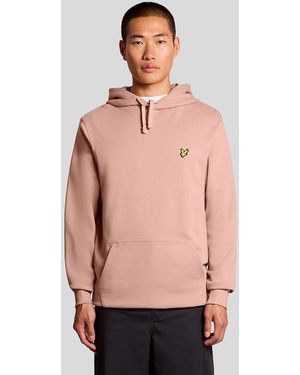 Lyle & Scott Loopback Cotton Hoodie - Pink