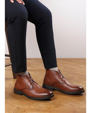Where's That From 'Blake' Tan Lace Up Ankle Boots - Brown