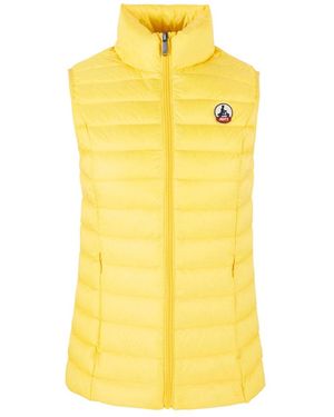 J.O.T.T Seda Down High Neck Gilet Plain - Yellow