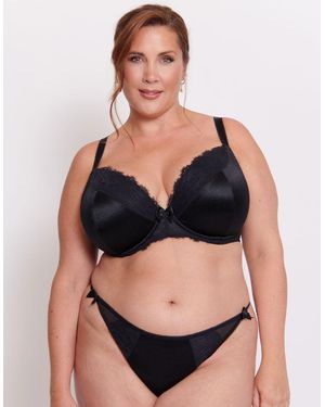 Liaison Lisbon Padded Plunge Bra - Black