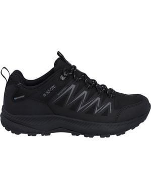 Hi-Tec Stealth Low Wp Trail Shoe - Black