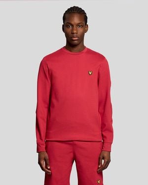 Lyle & Scott Sports Lightweight Sweatshirt - Red