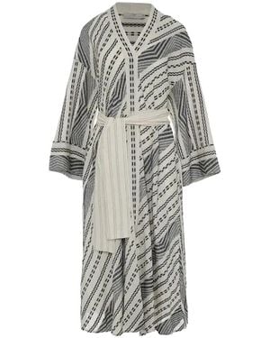 Devotion Estella Belted Dress - Grey