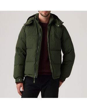 Levi's Hooded Puffer Jacket - Brown