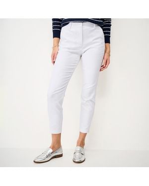 Crew Smart Cotton Blend Chino Trousers - White