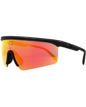 Police Sunglasses Lewis 07 Spla28 6Aay Rubberised Mirror - Orange