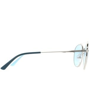 Calvin Klein Sunglasses Ck18116S 046 Nickel Solid Light - White