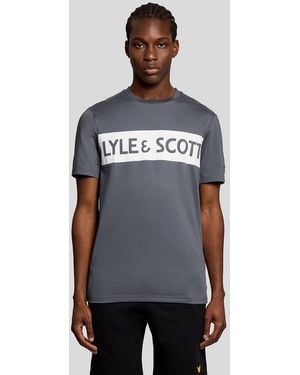 Lyle & Scott Sports Chest Logo T-Shirt - Blue