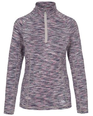 Trespass Sports Top Edith Polyester Platinum Marl - Purple