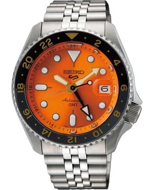 Seiko 5 Sports Ssk005K1 Skx Gmt Mikan Automatic Watch - Metallic