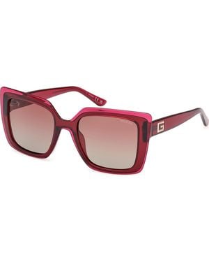 Guess Gu7908 52 5269T Sunglasses - Red