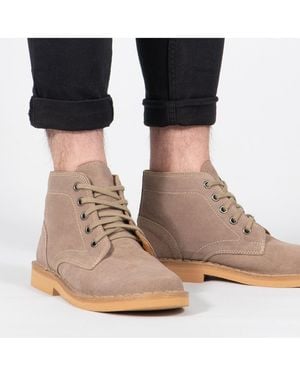Roamer Taupe M468Ts Desert Boots - Black