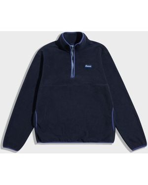 Penfield Graylock Fleece Zip Jumper - Blue