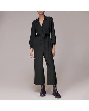 Whistles Leah Jumpsuit - Black