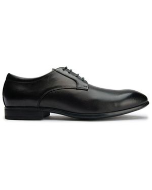 Sole Ldn Wide Fit Derby Shoes - Black