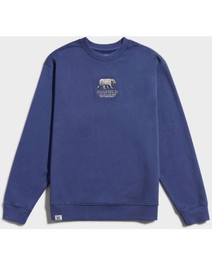 Penfield 50Th Anniversary Embroidered Jumper - Blue