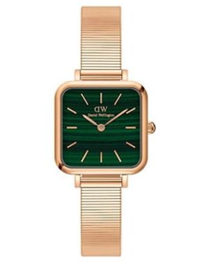 Daniel Wellington Dw00100520 Ladies Quadro Studio Rose 22Mm Watch - Green