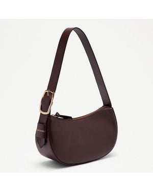 Russell & Bromley Leather Sutton Small Shoulder Bag - Brown