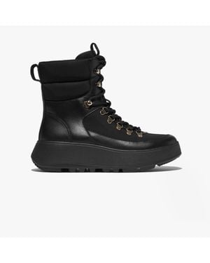 Fitflop F-Mode Heeled Boots - Black