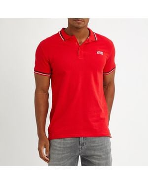Roberto Cavalli Small Crest Polo Top - Red
