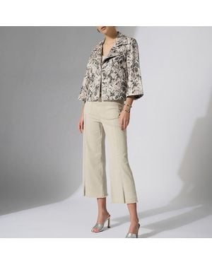 Joseph Ribkoff Multi Python Print Swing Jacket - Natural