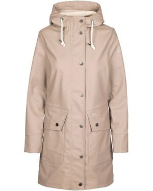 Trespass Waterproof Jacket Payko Polyester Vintage Khaki - Natural