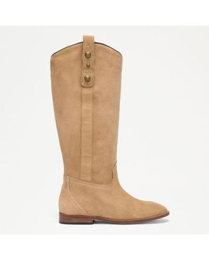 Russell & Bromley Greendale Knee High Riding Boot - Brown