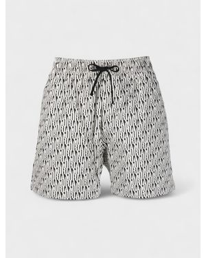 Amiri All Over Swim Trunk - Grey