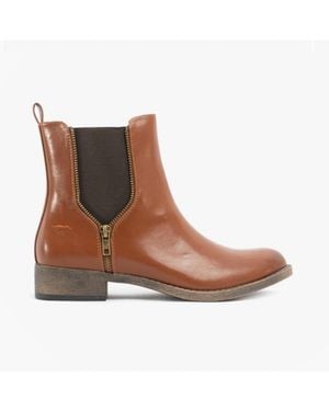 Rocket Dog Camilla Bromley Heeled Chelsea Boots - Brown
