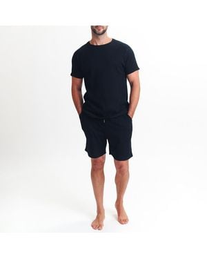 Ted Baker Waffle T-Shirt And Short Set - Blue