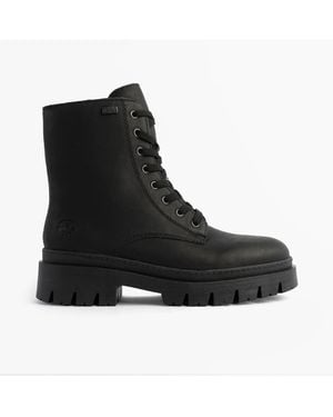 Rieker Z9447-00 Flat Boots - Black
